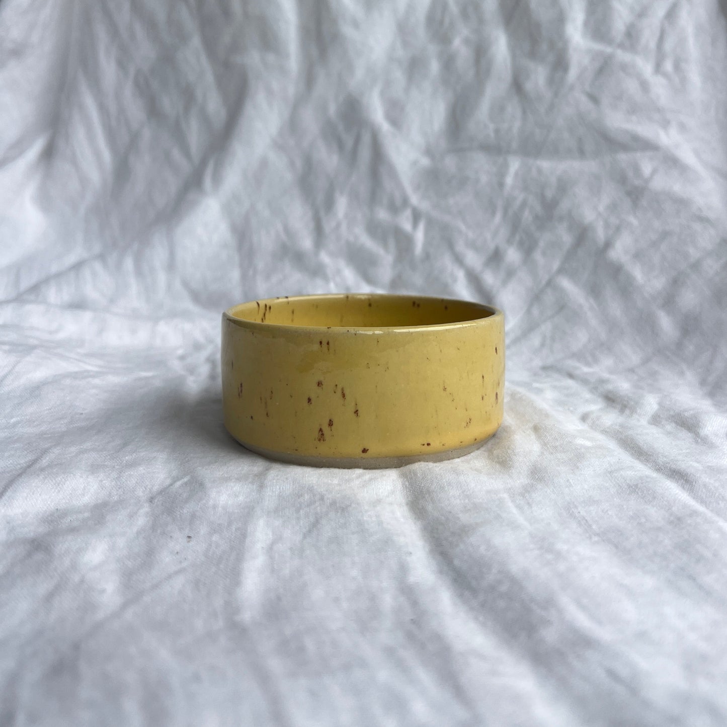 Small Straight Edge Dish in Yellow