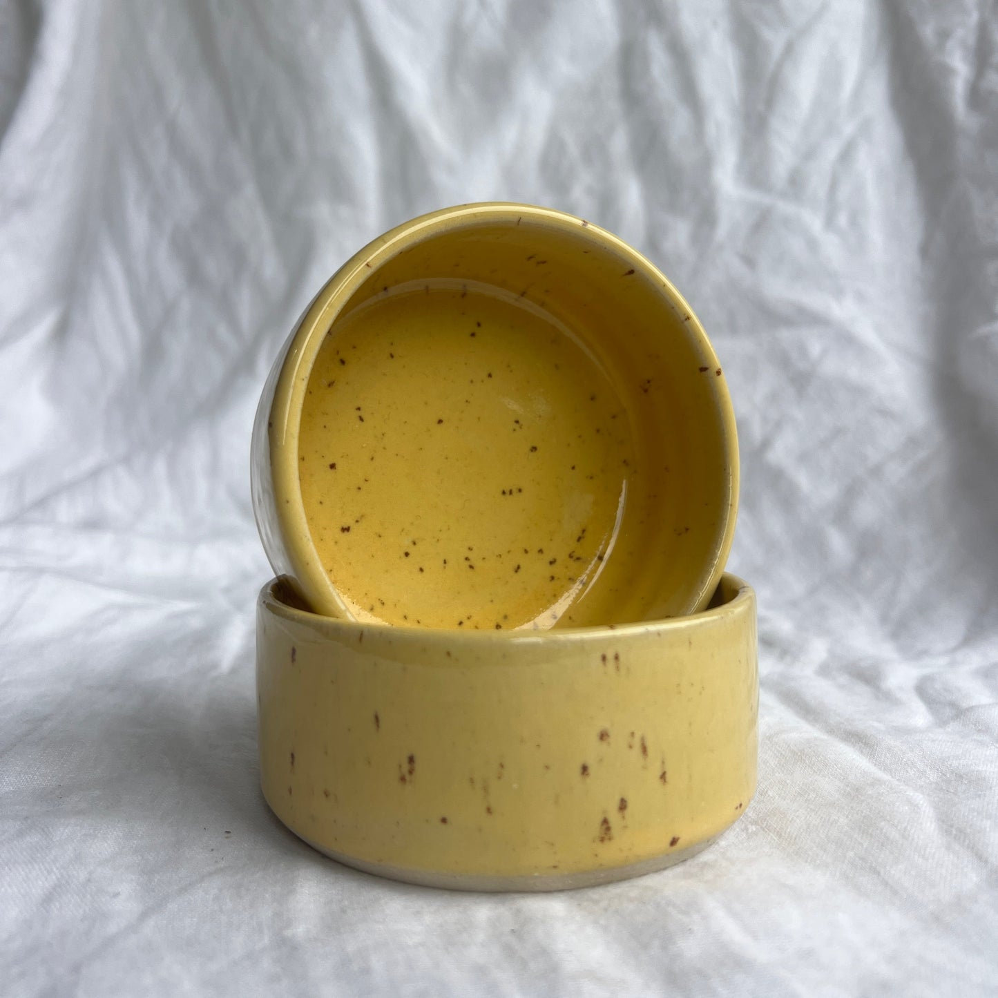 Small Straight Edge Dish in Yellow