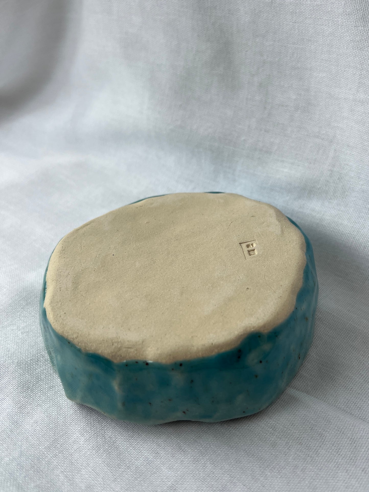 Nibbles dish in Speckled Blue